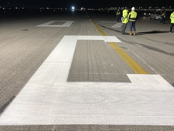 APSD officers inspected the modified facilities to ensure their compliance with the aerodrome licensing requirements prior to the re-designation of the former North Runway to the Centre Runway (07C/25C)